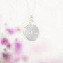 Modern Initial Sterling Silver Necklace, thumbnail 2 of 12