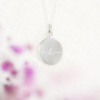 Modern Initial Sterling Silver Necklace, 2 of 12