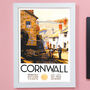 Authentic Vintage Travel Advert For Cornwall, thumbnail 1 of 8