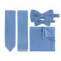 Wedding Handmade Polyester Knitted Tie In Light Blue, thumbnail 1 of 6