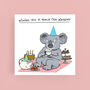 'Koala Tea' Birthday Card, thumbnail 1 of 3