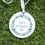 Personalised Babies First Easter Wreath Decoration, thumbnail 3 of 6