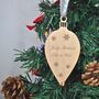 Personalised Christmas Wooden Bauble, thumbnail 1 of 5