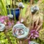 Six Handmade Ceramic Flower Cane Toppers, thumbnail 3 of 10