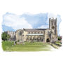 Personalised Wedding Venue Or Church Illustrated Print, thumbnail 12 of 12