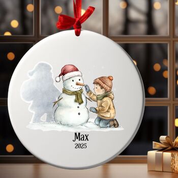 Personalised Christmas Bauble Father Christmas, 2 of 2