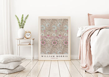 William Morris Cream Rose Art Print, 4 of 4