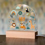 Personalised Safari Animals Night Light For Children, thumbnail 2 of 7