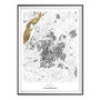 24ct Gold Leaf Bristol Map, thumbnail 2 of 3