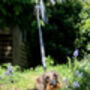 Long Paws Funk The Dog Lead Leopard Green And Gold, thumbnail 6 of 7