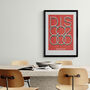 Disco 2000 Music Poster Print, thumbnail 4 of 4