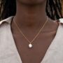Personalised Silver Or Gold Baroque Pearl Necklace, thumbnail 4 of 9