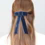 Velvet Hair Bow, thumbnail 2 of 10