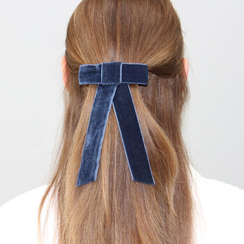 Velvet Hair Bow, 2 of 10