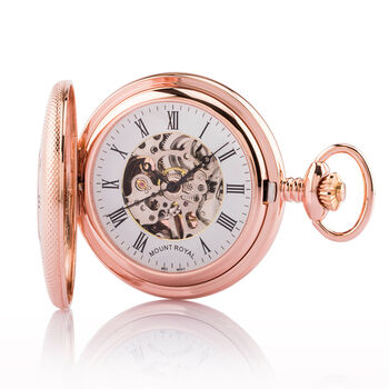 Rose Gold Plated Pocket Watch, 3 of 4