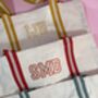 Embroidered Monogram Tote Bag, thumbnail 2 of 4