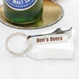 Personalised Bottle Opener Keyring, thumbnail 1 of 2