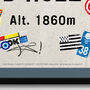 Personalised Cycling Road Sign, Alpe D’huez Art Poster, thumbnail 4 of 9