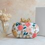 Sara Oval Floral Clasp Clutch, thumbnail 2 of 4