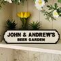 Pub / Bar House Personalised Wooden Double Road Sign, thumbnail 5 of 7