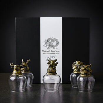 Six Animal Whiskey Shot Glass Gift Set For Men, 11 of 12