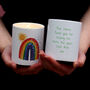 Rainbow Candle Gift For Teacher, thumbnail 1 of 2