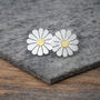 Daisy Earrings In Silver And 18ct Gold, thumbnail 3 of 7
