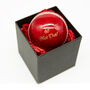 Engraved Cricket Ball '60 Not Out!' 60th Birthday Gift, thumbnail 3 of 3