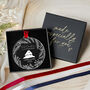First Christmas Address Ornament Couple Names 2025, thumbnail 4 of 8