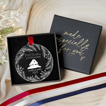 First Christmas Address Ornament Couple Names 2025, 4 of 8