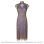 Bespoke Lace Bridesmaid Dresses In Bronze And Violet, thumbnail 6 of 7