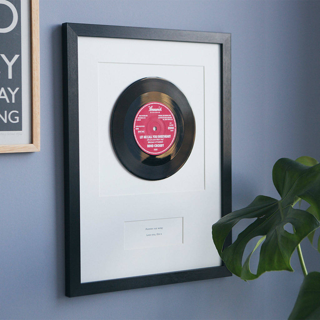Personalised Framed Vinyl Record, 1 of 12