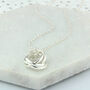 60th Birthday Sterling Silver Ring Necklace, thumbnail 4 of 6