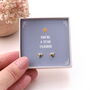 Teacher Thank You Star Earrings, thumbnail 1 of 10