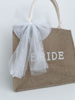 Bride Pearl Tote Bag, 4 of 7