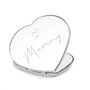 Personalised Diamante Valentine's Compact Mirror, thumbnail 4 of 5