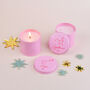 Personalised Pink Constellation Tin Candle, thumbnail 1 of 4