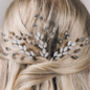 Large Swarovski Crystal Wedding Hair Pins Nova, thumbnail 8 of 12