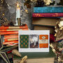 Six Retro Christmas Cards: Books, Stamps And Kings, thumbnail 6 of 7