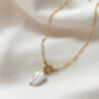 Pearl Lustre Anchor Necklace, thumbnail 4 of 6