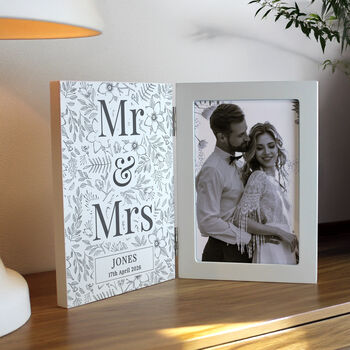 Personalised Wedding Photo Frame For Couple, 5 of 5