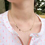Waterproof Gold Plated Disc Necklace, thumbnail 1 of 3