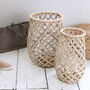 Raffia Indoor Outdoor Lantern, thumbnail 1 of 2