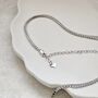 Tennis Necklace Silver, thumbnail 3 of 6