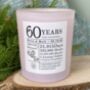 Personalised 60th Anniversary Years And Counting Candle, thumbnail 3 of 11