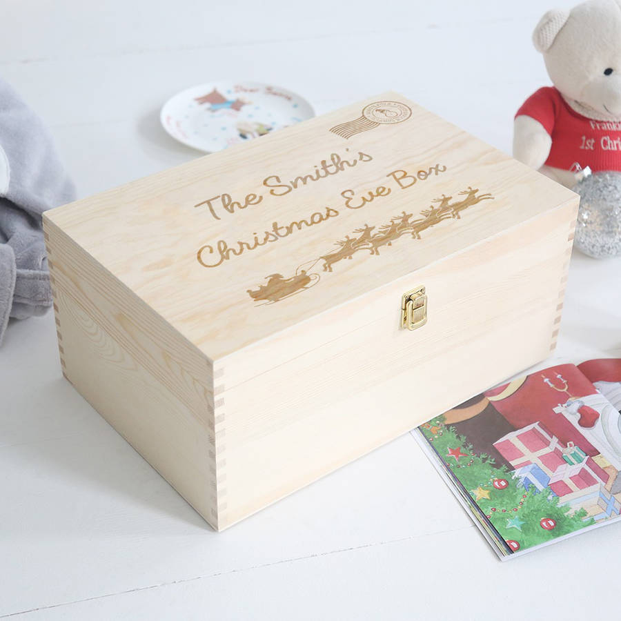 personalised christmas eve box by my 1st years | notonthehighstreet.com