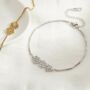 Custom Birth Month Flower Bracelet, thumbnail 1 of 6