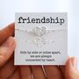 Friendship Matching Bracelet Gift Set, Long Distance Gift, thumbnail 1 of 8