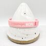 Pink Awareness Ribbon Bracelet Wristband, thumbnail 5 of 8
