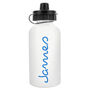 Personalised Blue Name Drinks Bottle For Boy, thumbnail 4 of 4